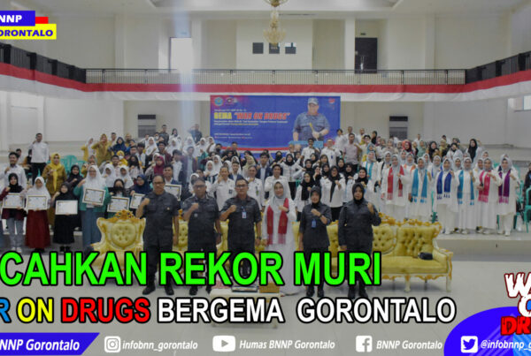 Pecahkan Rekor MURI, War On Drugs Bergema di Gorontalo