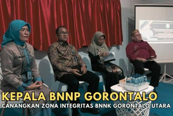 Kepala BNNP Gorontalo Canangkan Zona Integritas BNNK Gorontalo Utara