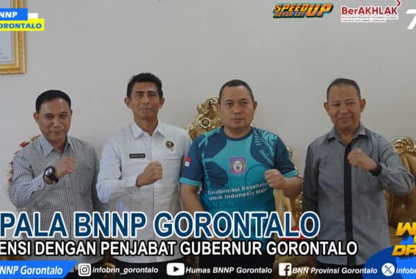 Kepala BNNP Gorontalo Audiensi dengan Penjabat Gubernur Gorontalo