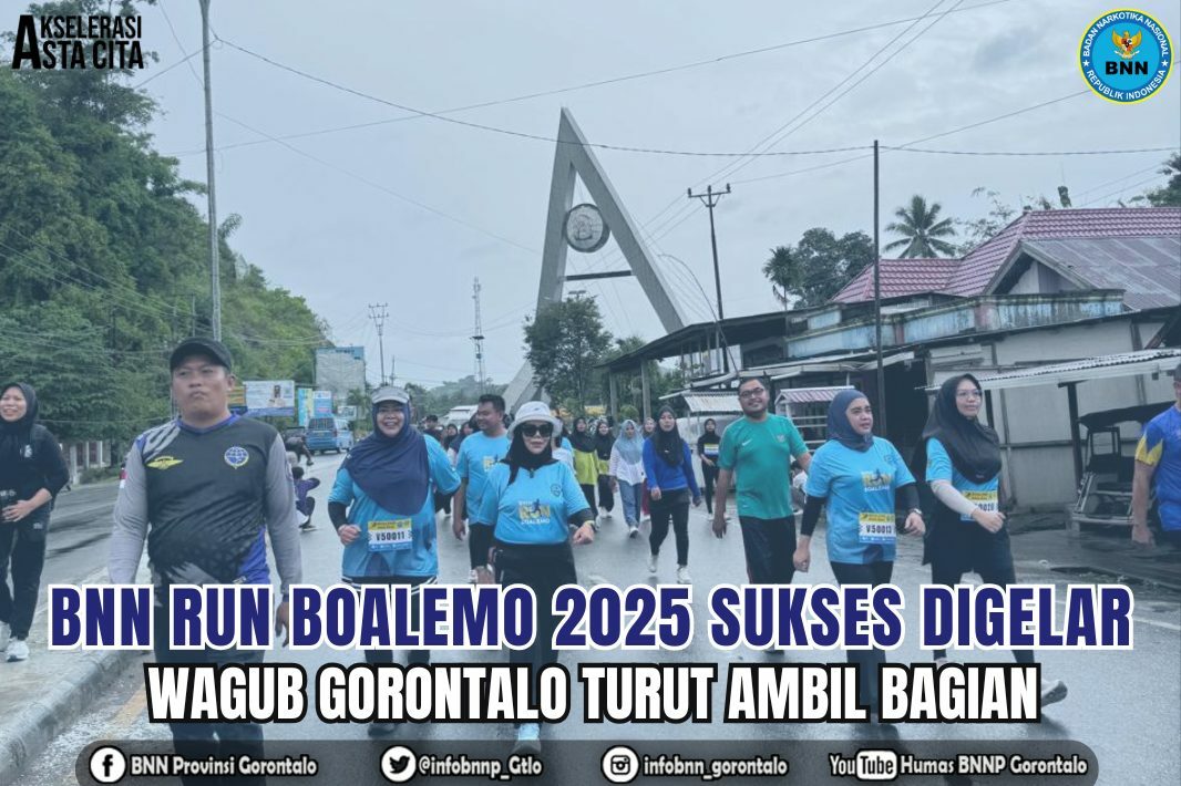 BNN Run Boalemo 2025 Sukses Digelar, Wagub Gorontalo Turut Ambil Bagian BNN Run Boalemo 2025 Sukses Digelar, Wagub Gorontalo Turut Ambil Bagian